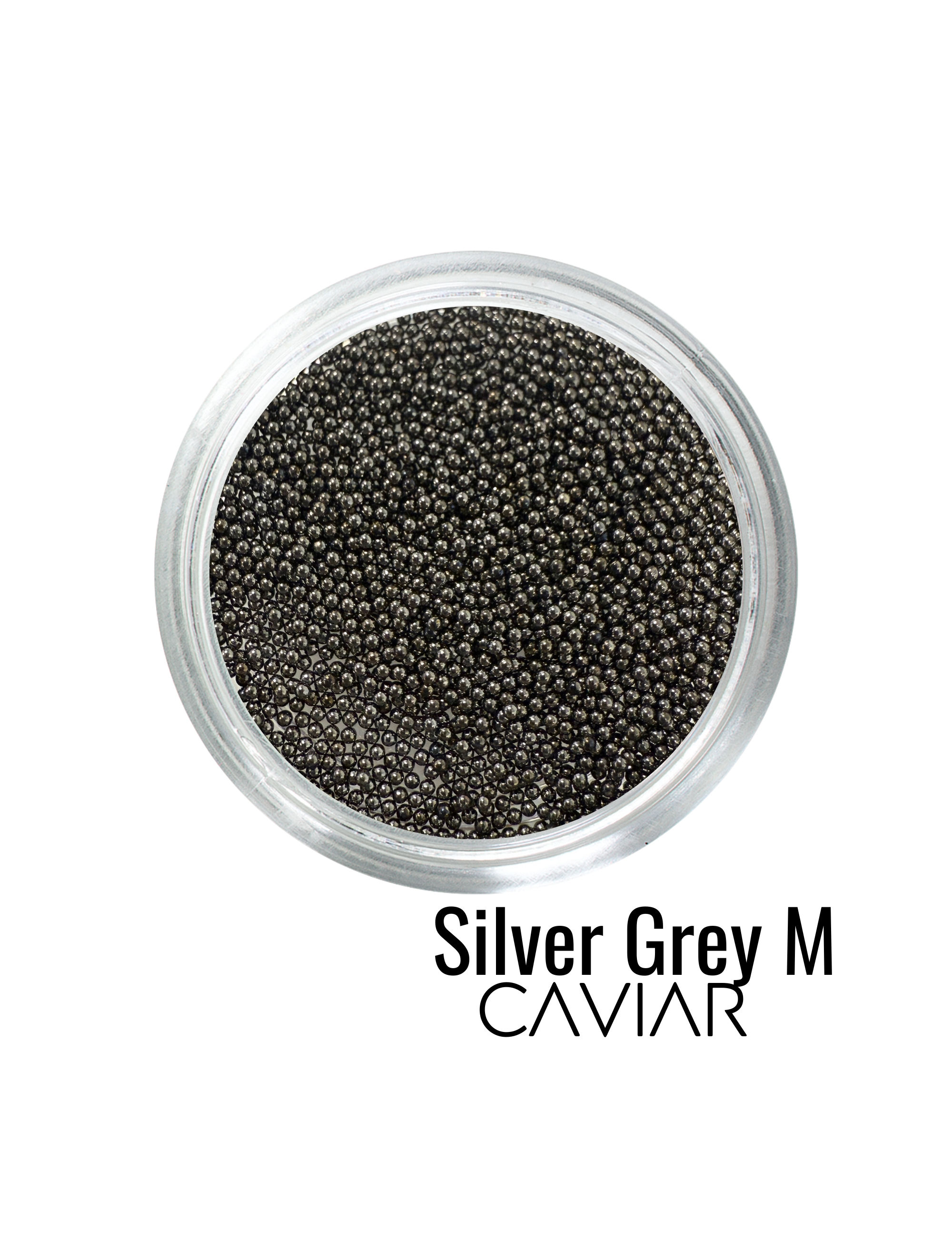 Caviar M Silver Grey