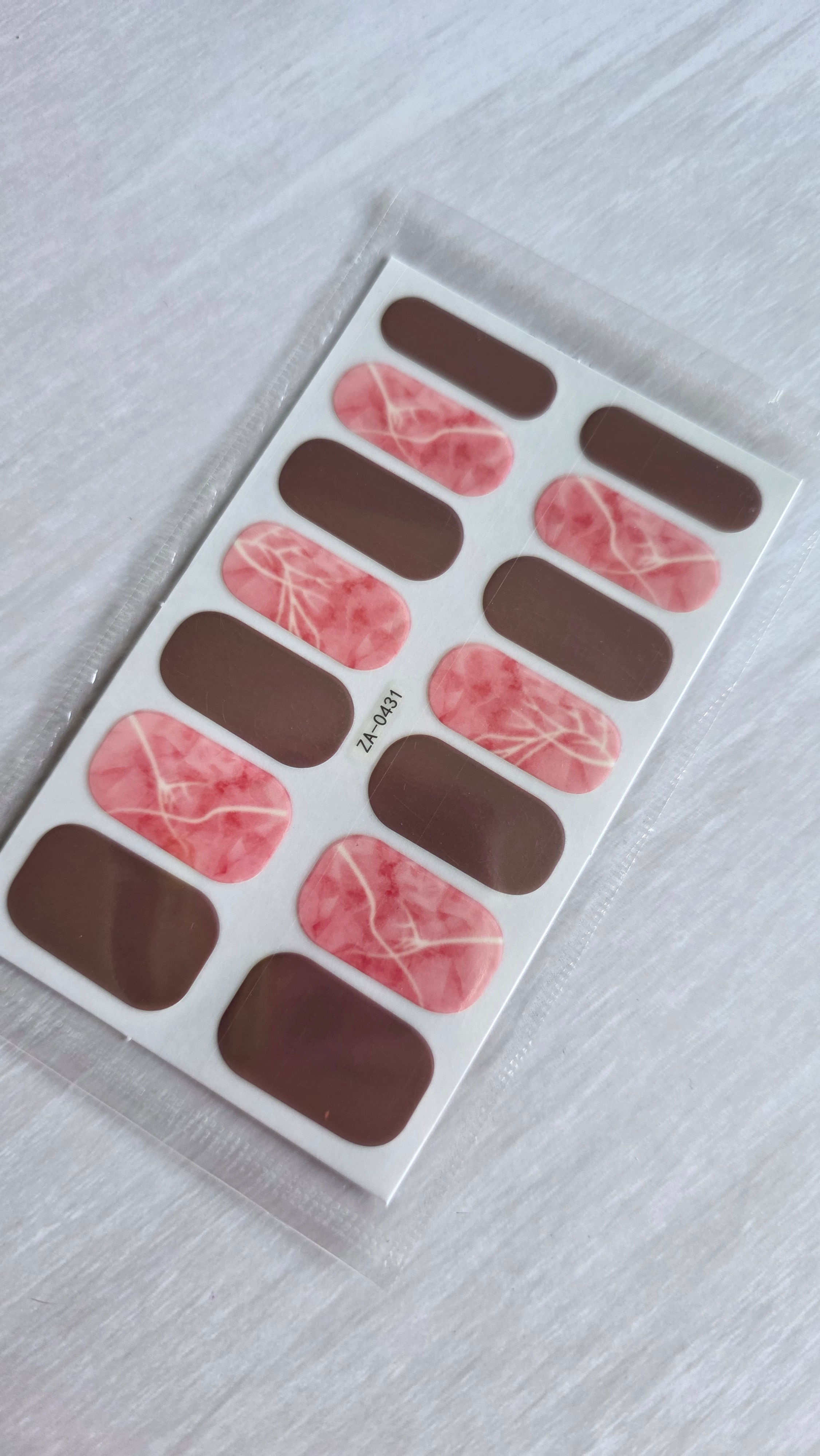Rose Truffle Nail Wraps