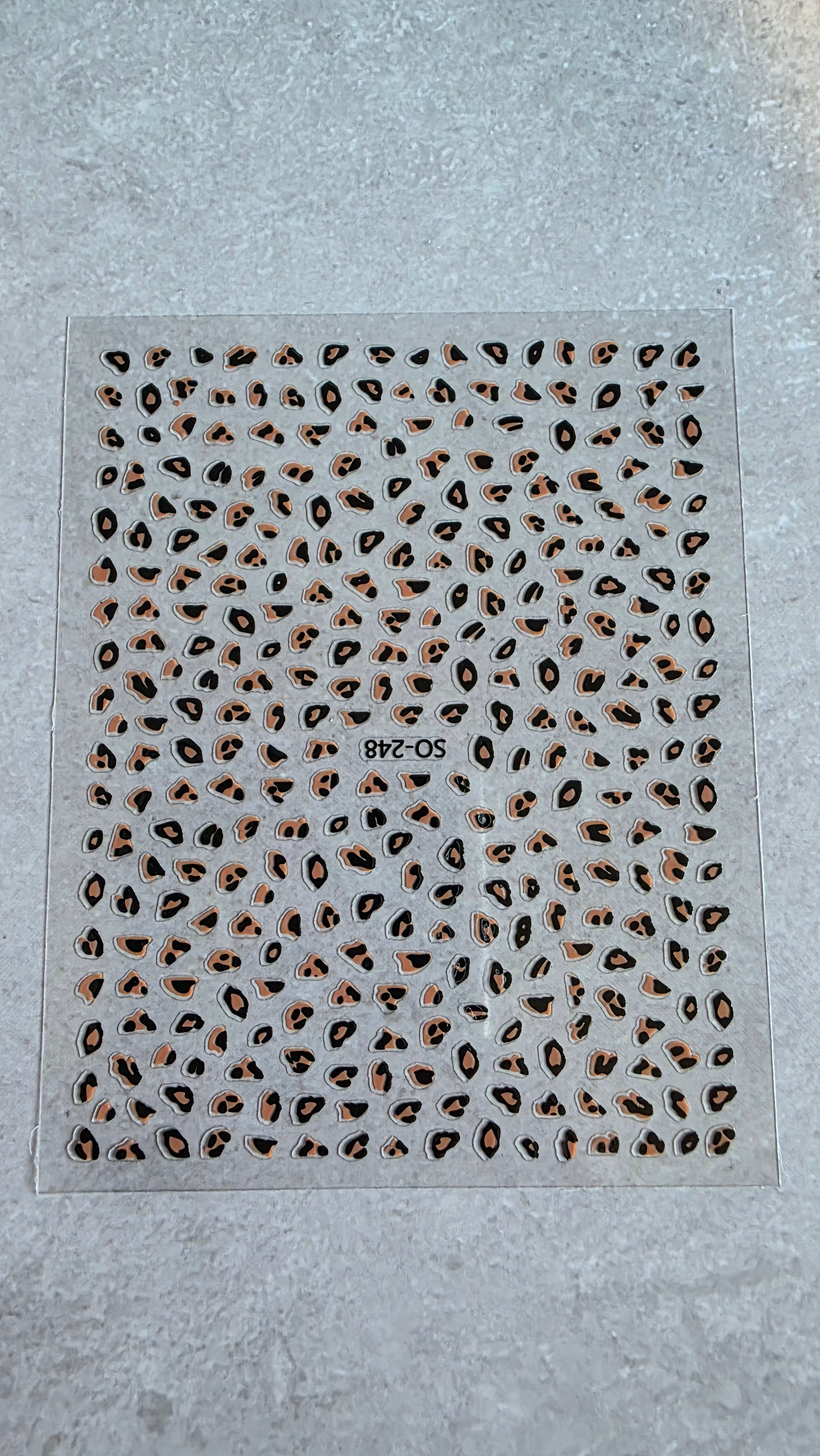 Prints Charming Black & Brown Nail Stickers