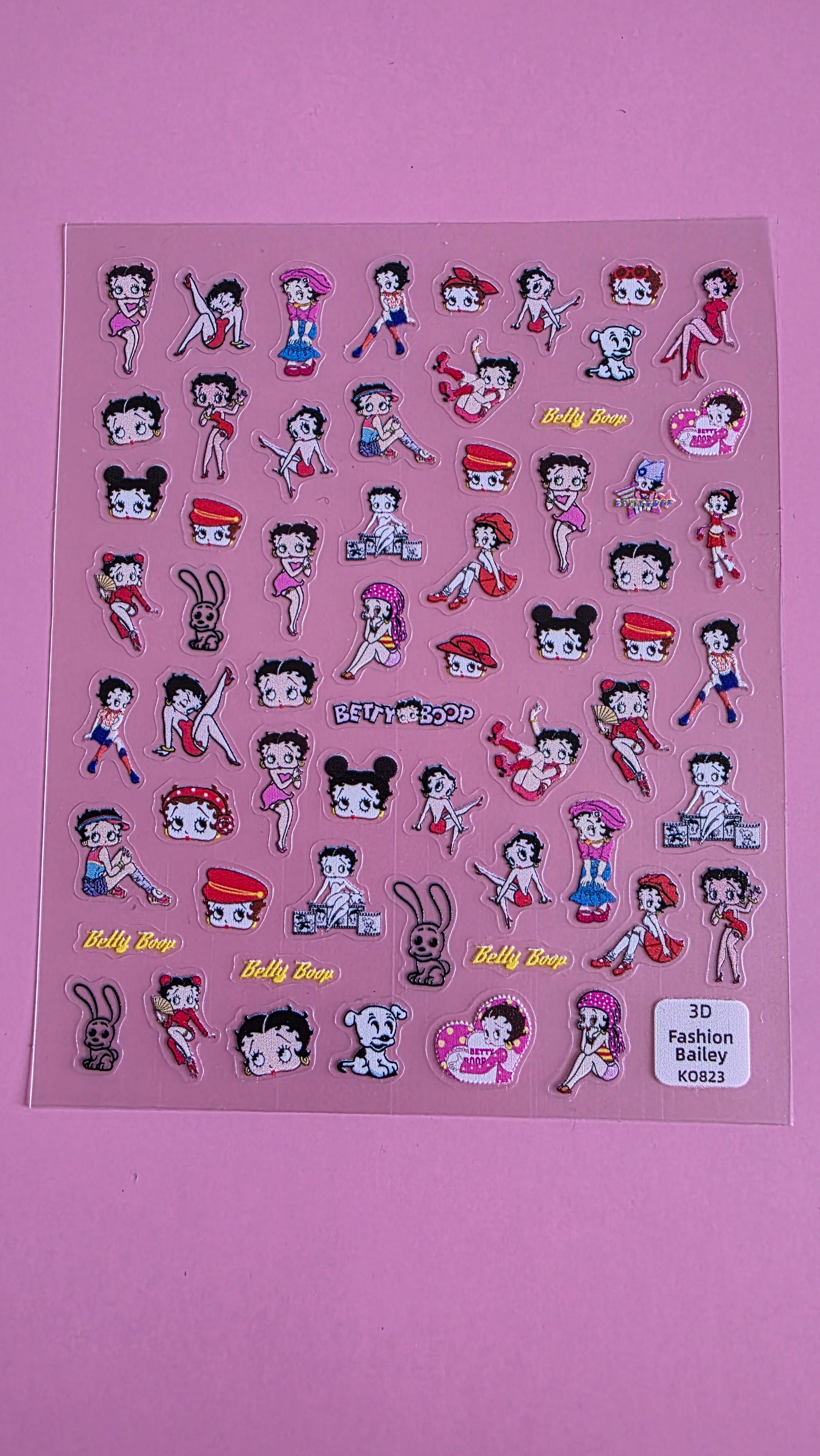 Boop, There It Is! Nail Stickers