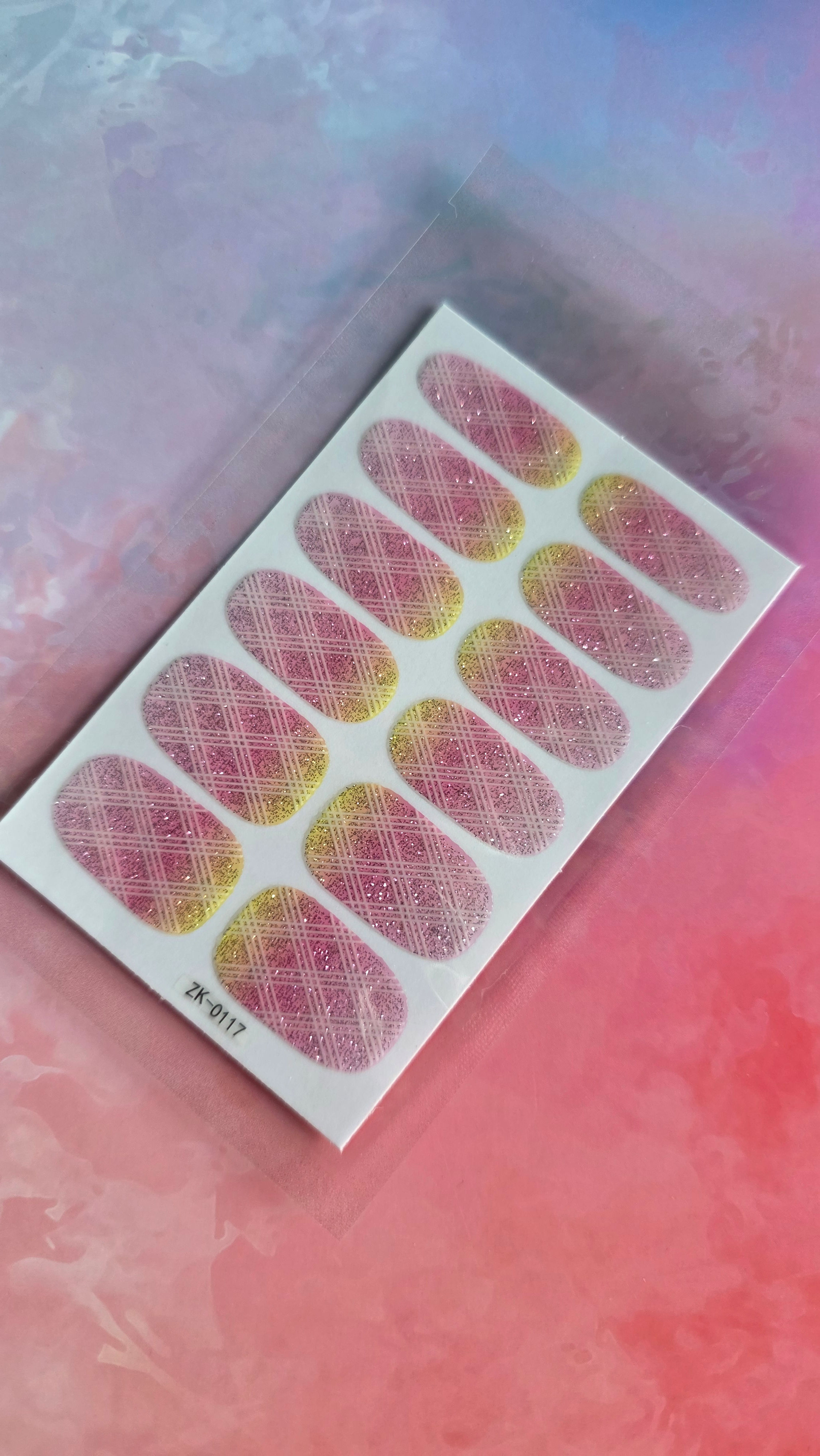Pink Lemonade Nail Wraps