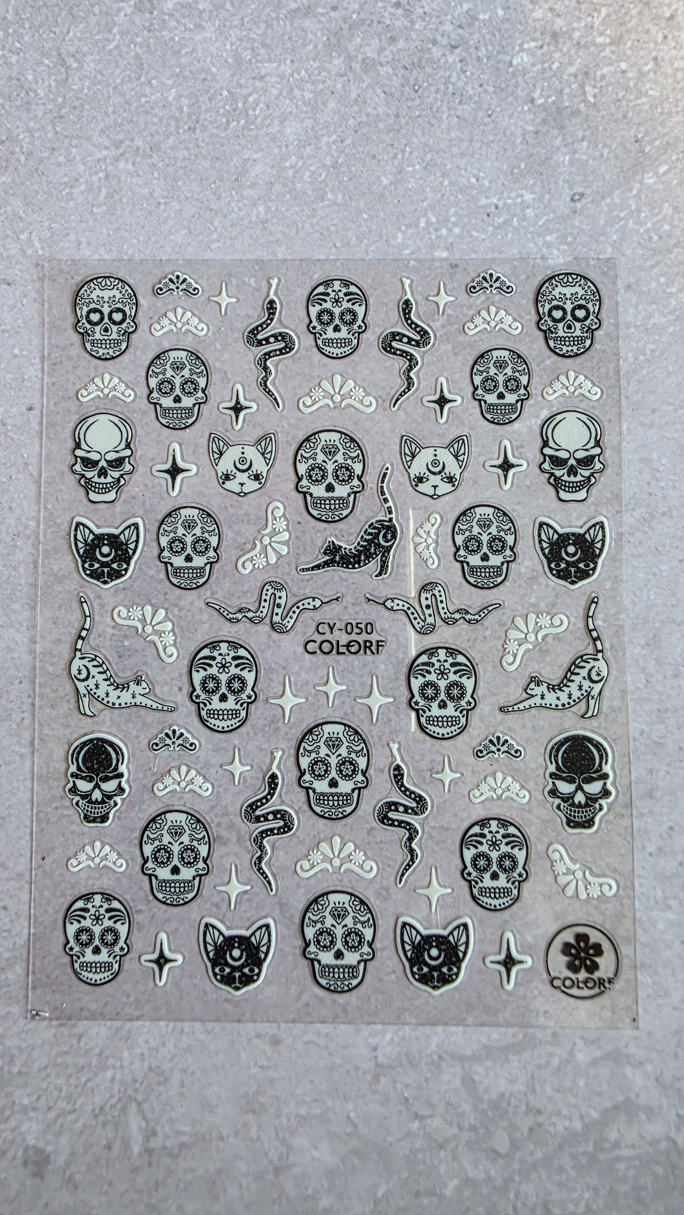Sweet Mortality Nail Stickers