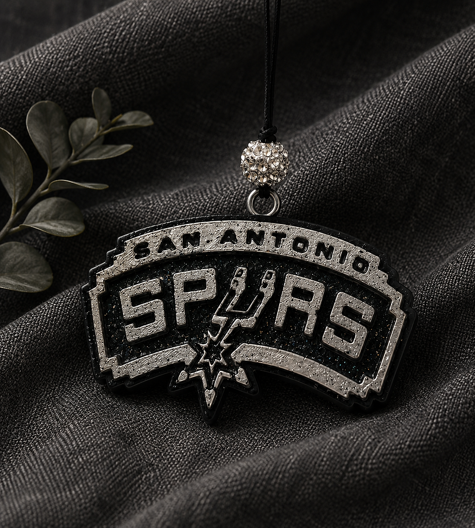 Thumbnail: Sports - Spurs Logo Scented Car Freshener – Sports Team Car Charm