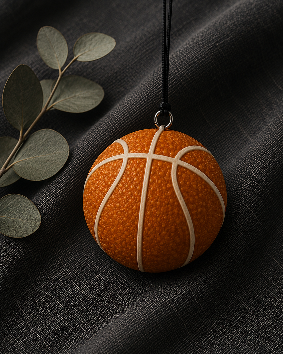 Thumbnail: Sports - Basketball Scented Car Freshener – Sports Car Charm