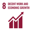 SDG Icons Inverted Transparent 8 Decent Work And Economic Growth