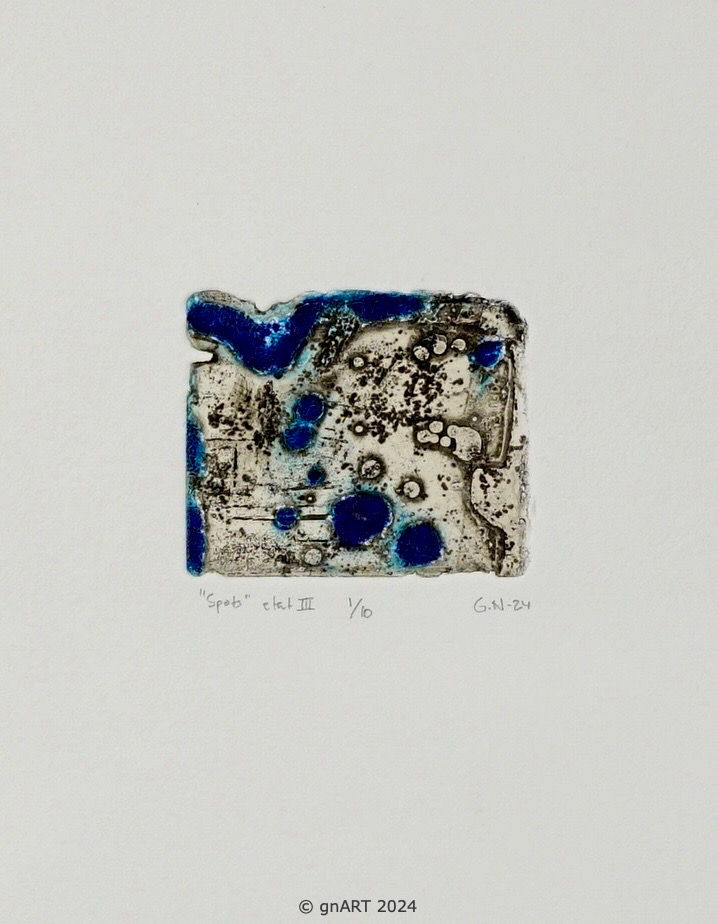 "Spots" etat III - 6 x 8cm