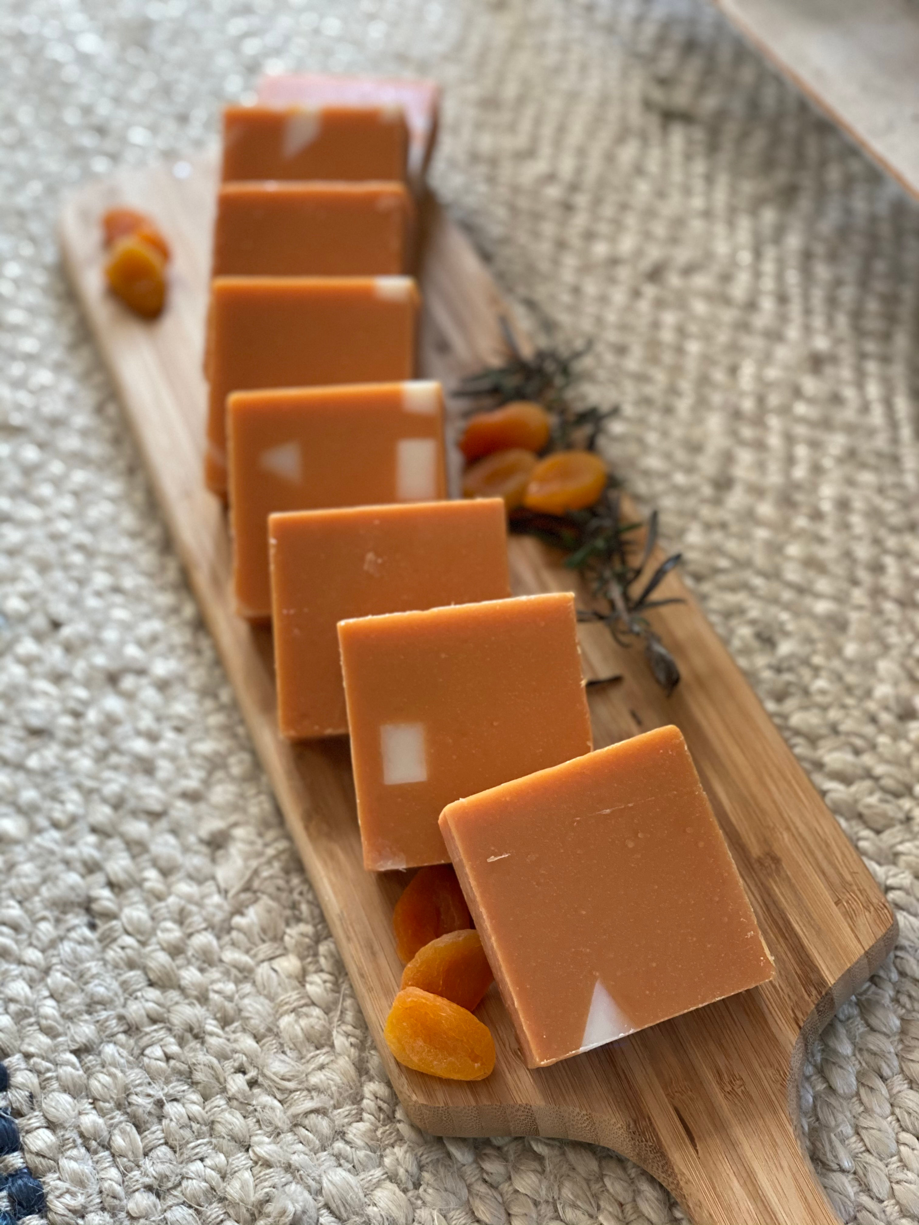 Natural Apricot Chamomile Bar Soap