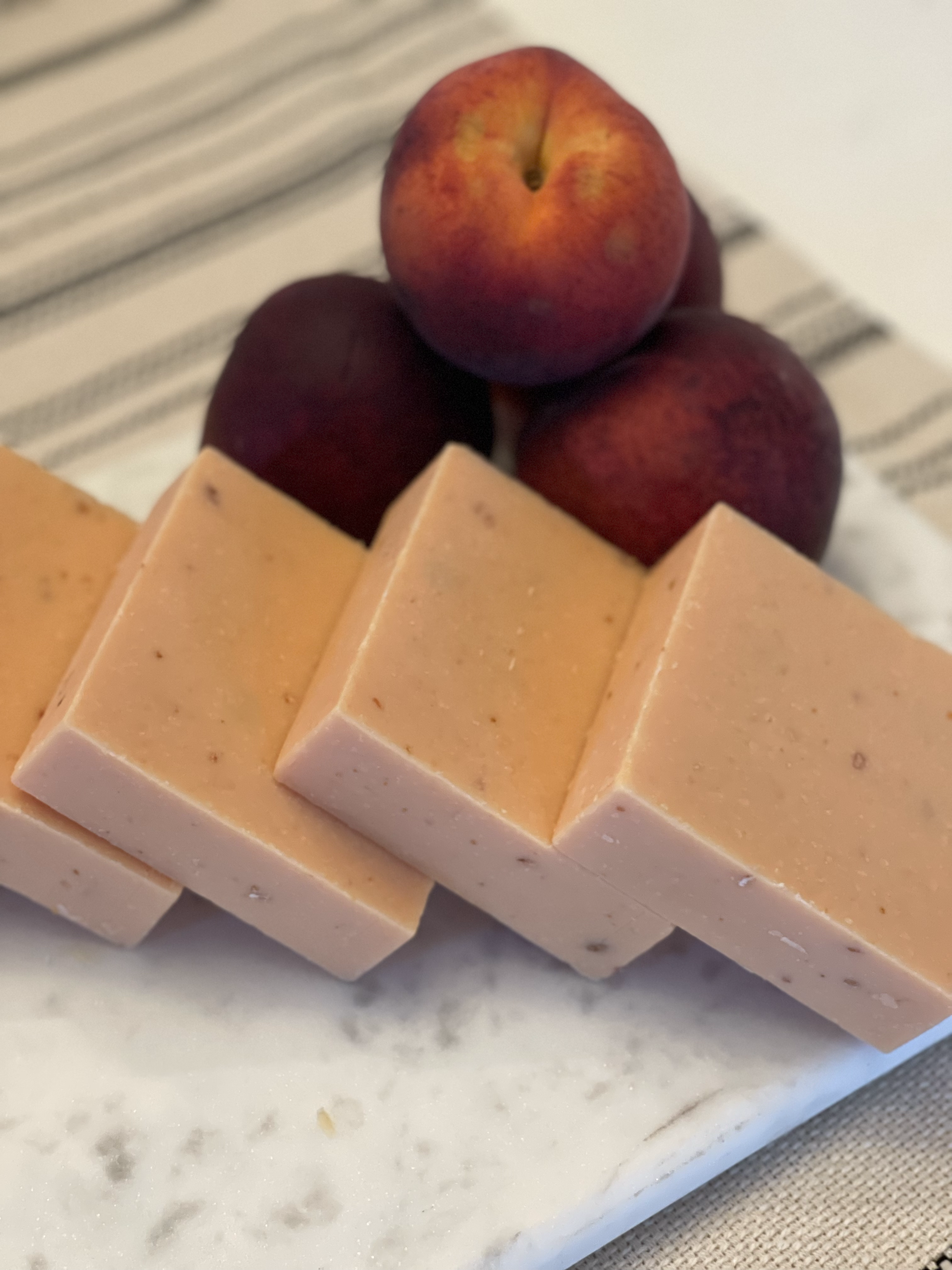 Natural Peachy Oat Soap Bar