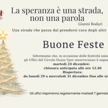 Chiusura uffici per festivita' natalizie