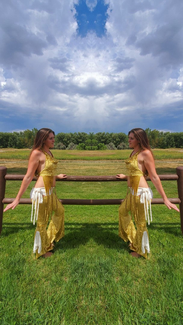 Thumbnail: Regal Velvet Tie Belles Sister Set