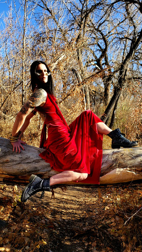 Lovin' Red Velvet NinJackie Crossback Gown | Haus of Faye
