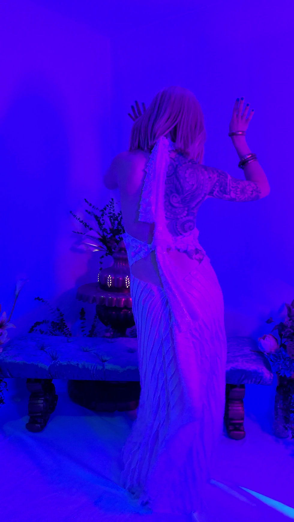 Thumbnail: White Jelly Ruffle Gown