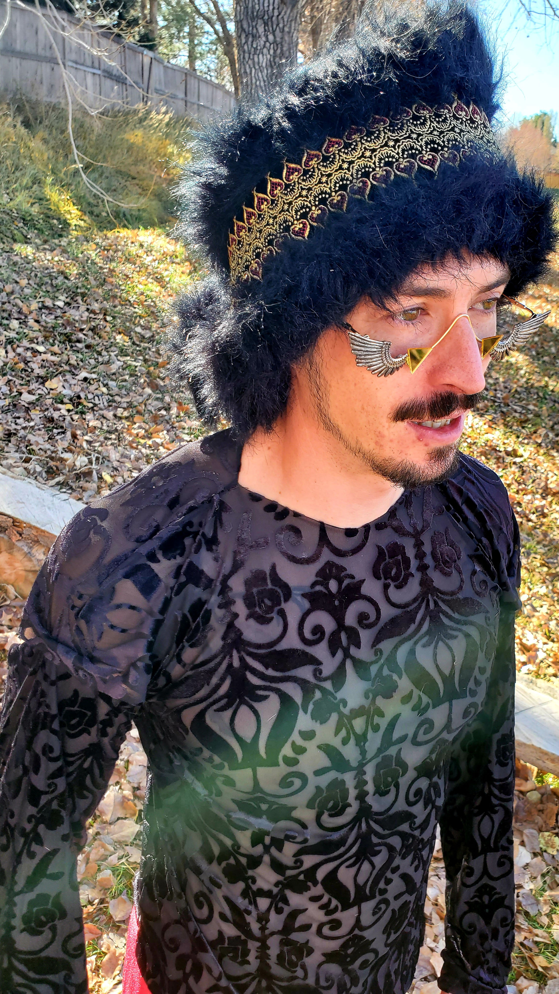 Raquel's Royal Furry Head Wrap