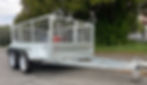 Tandem Trailer with Cage