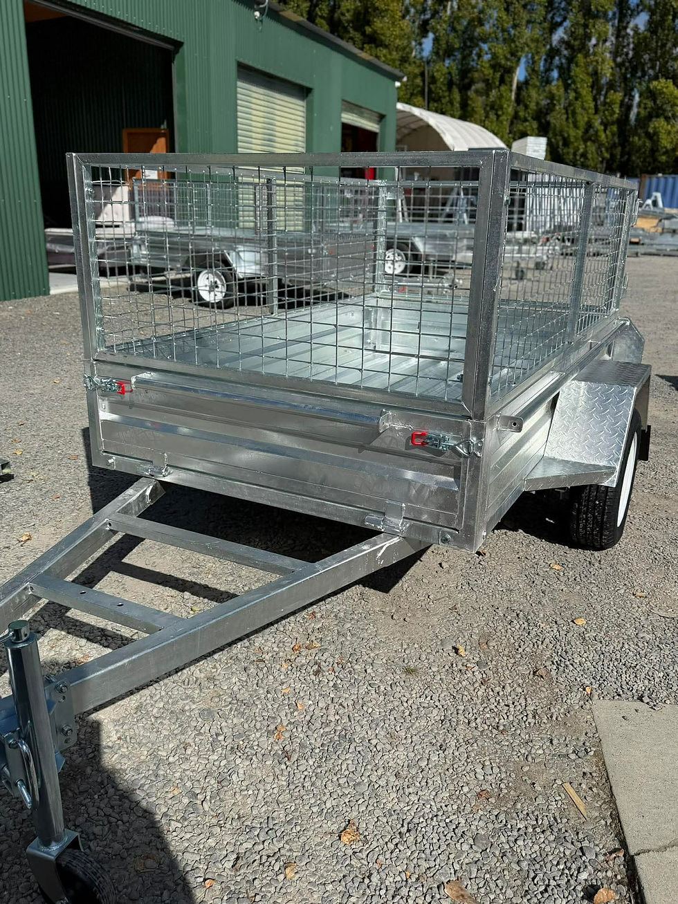 Thumbnail: 7x4 Trailer + 600mm Cage