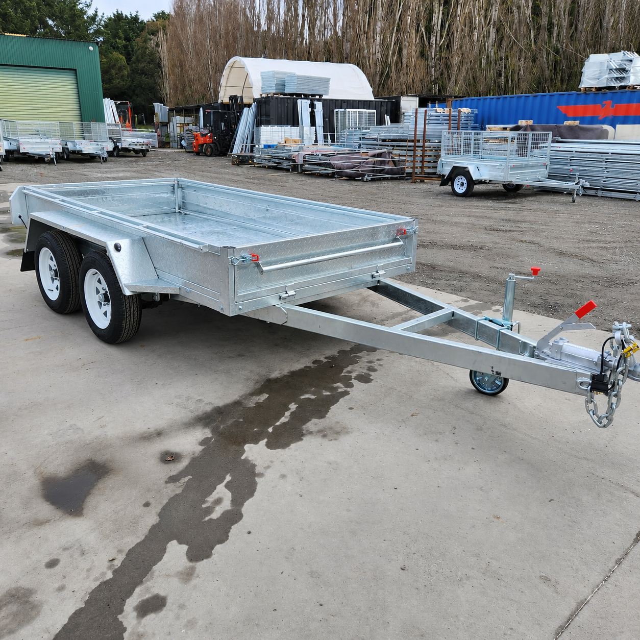 10x5 Tandem Braked Trailer no Cage