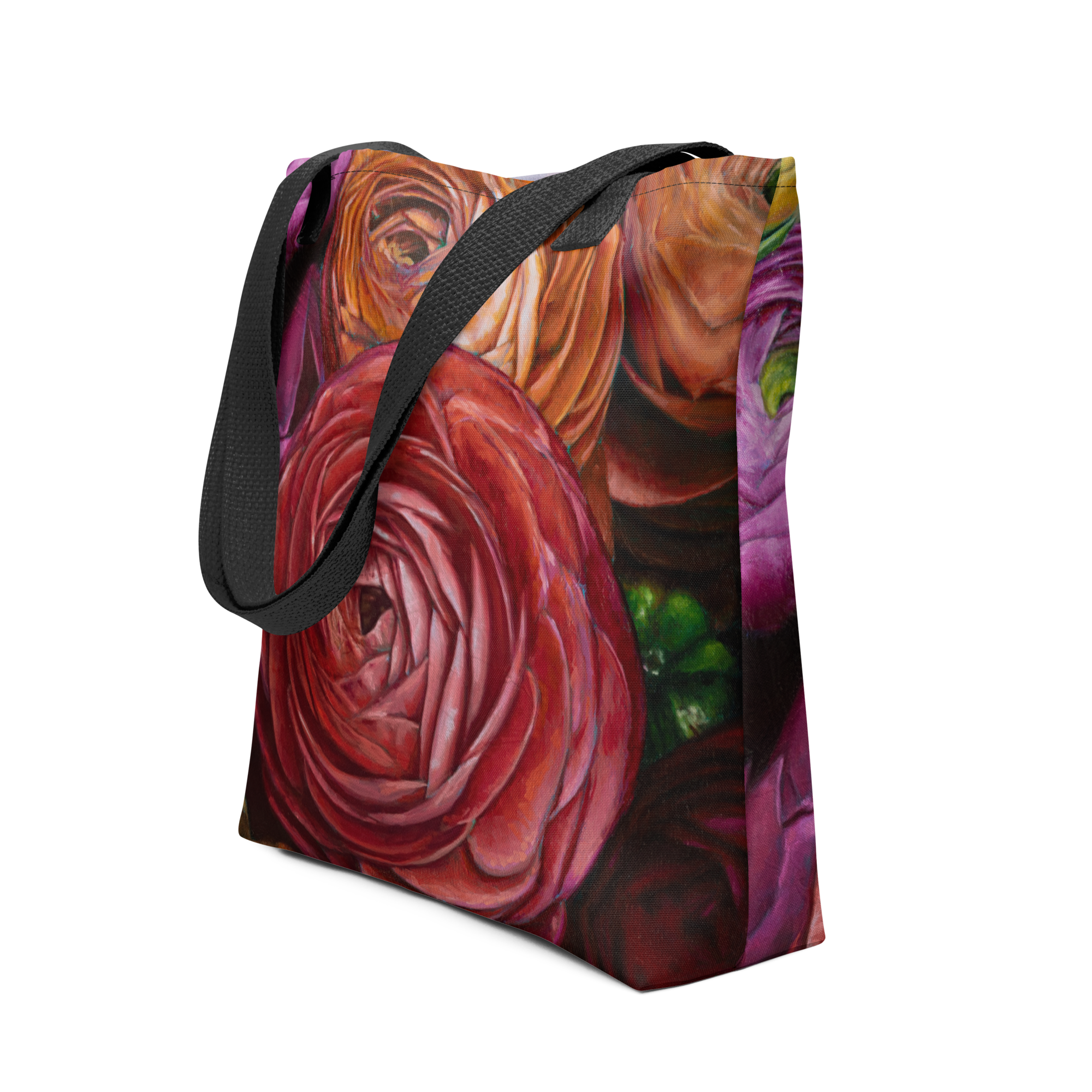 Ranunculus Flowers Tote Bag