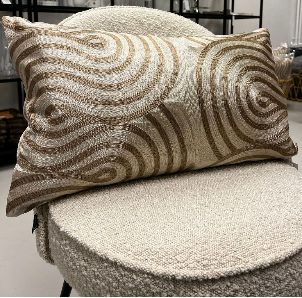 Colmore Cushion stripes naturel/white
