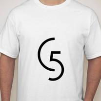 C5-White/Black-Tee