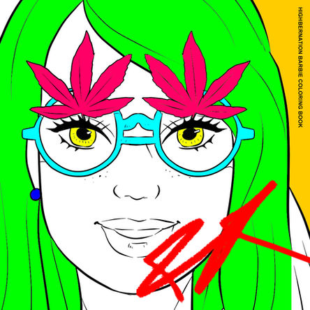 Highbernation Barbie Coloring Book