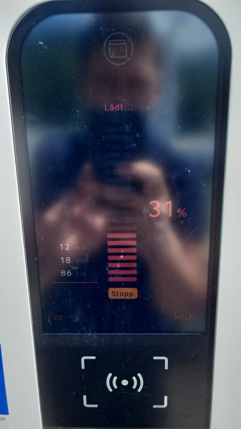 31% Akku nach 12 Minuten