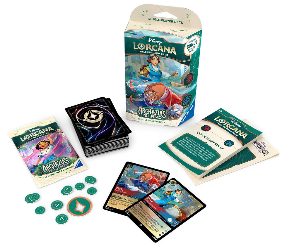 Thumbnail: Lorcana Archazia's Island Starter Deck Beauty & Beast