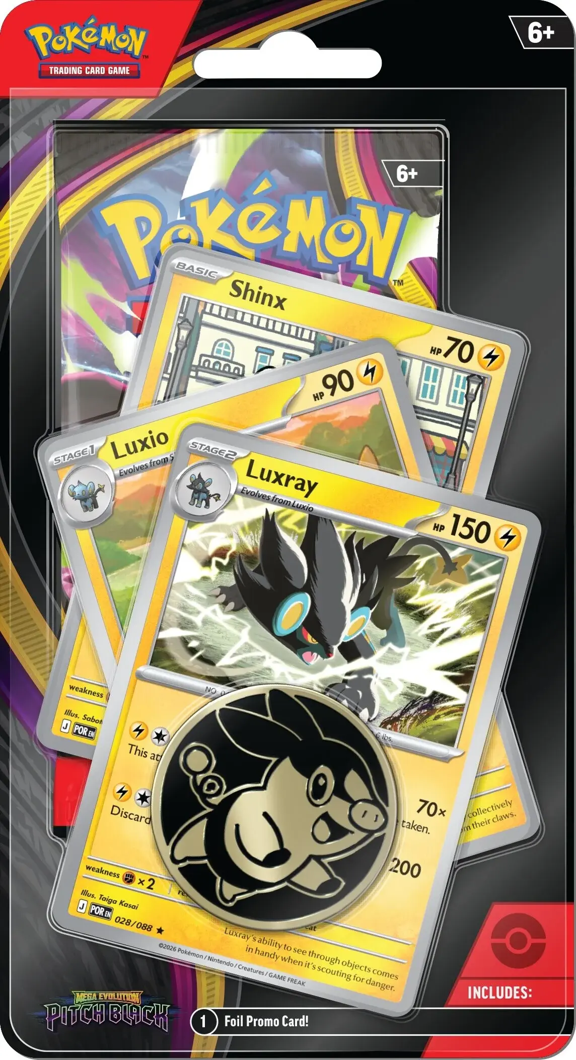 Pokémon Pitch Black Premium Checklane Luxray