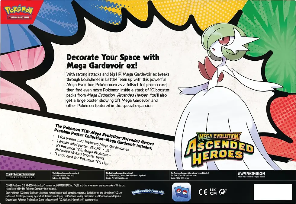 Thumbnail: Pokémon Ascended Heroes Premium Poster Collection Mega Gardevoir