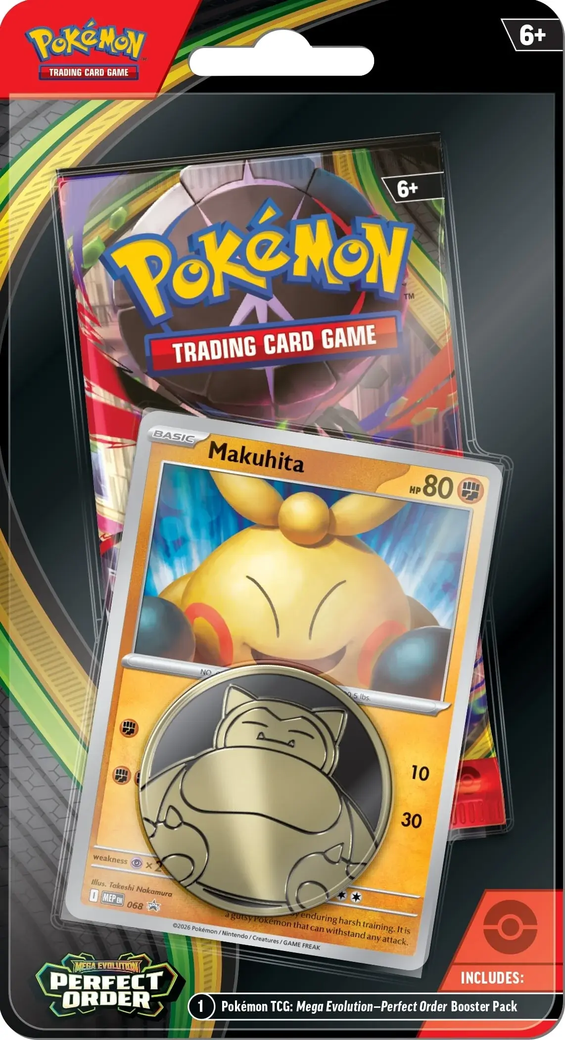 Pokémon Perfect Order 1-Pack Blister Makuhita