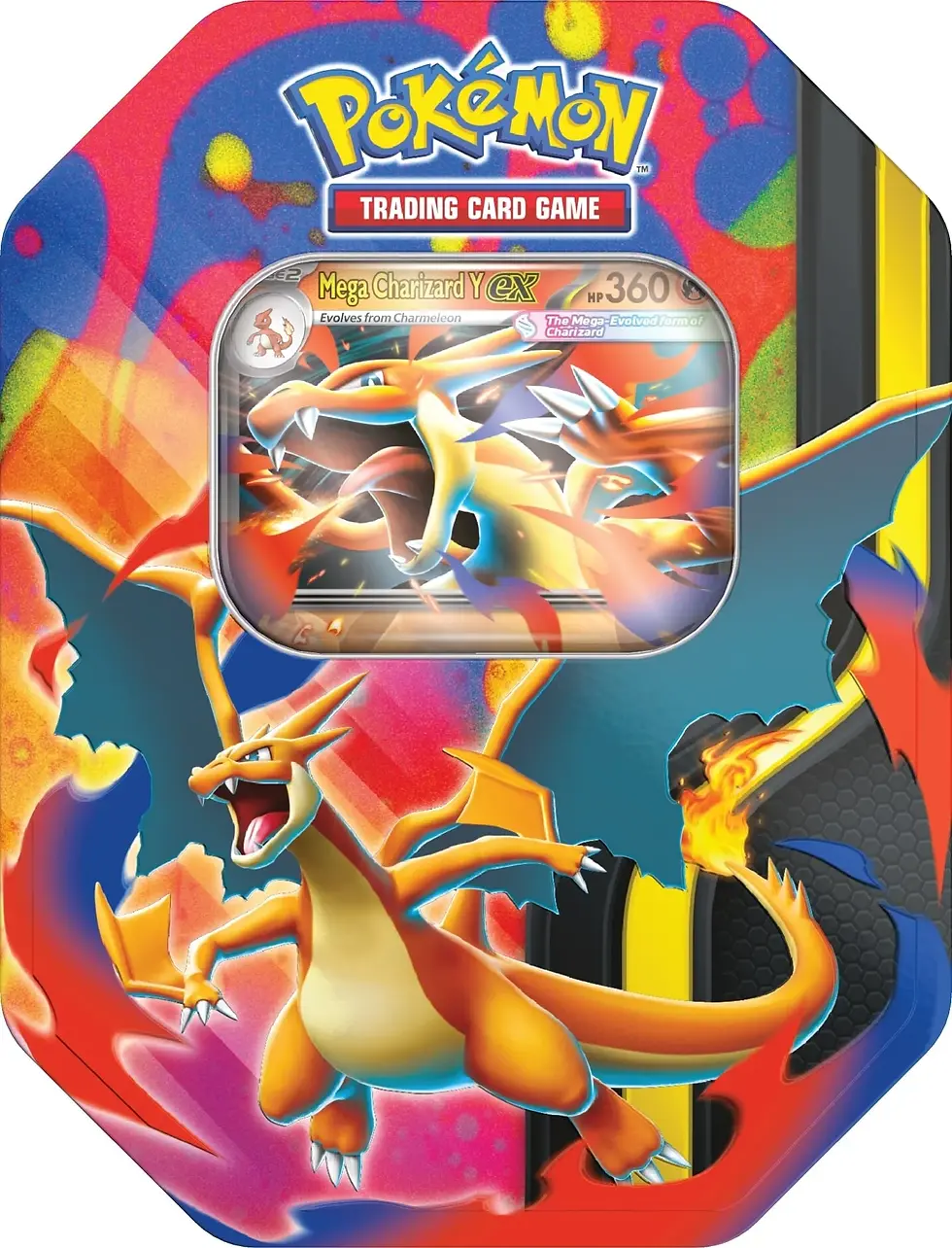 Pokémon Mega Charizard Y ex Tin