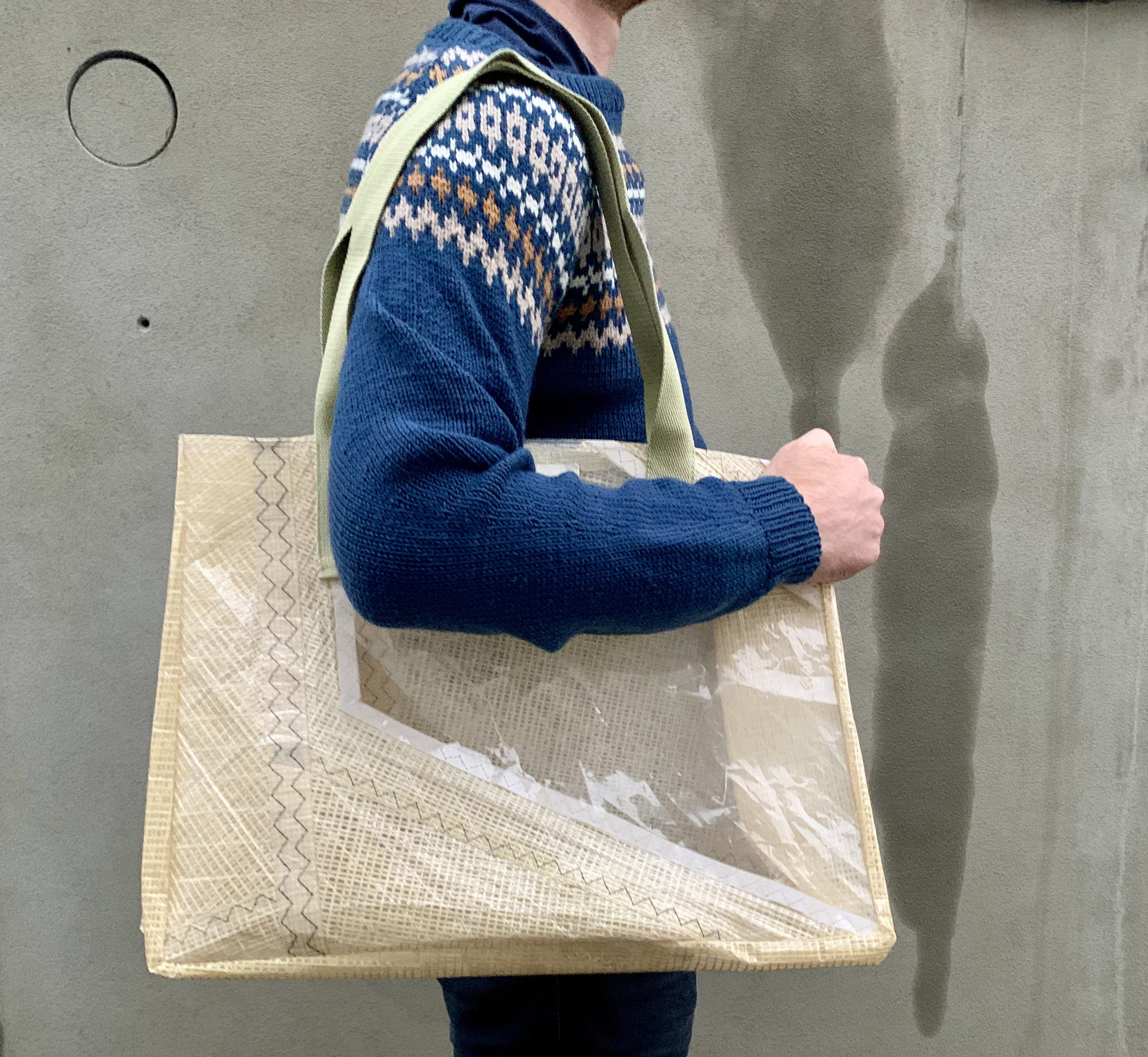 Beach bag YELLOW/TURQUOISE