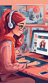Girl creating youtube video.jpg