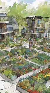 Imagine a vibrant neighborhood where hom