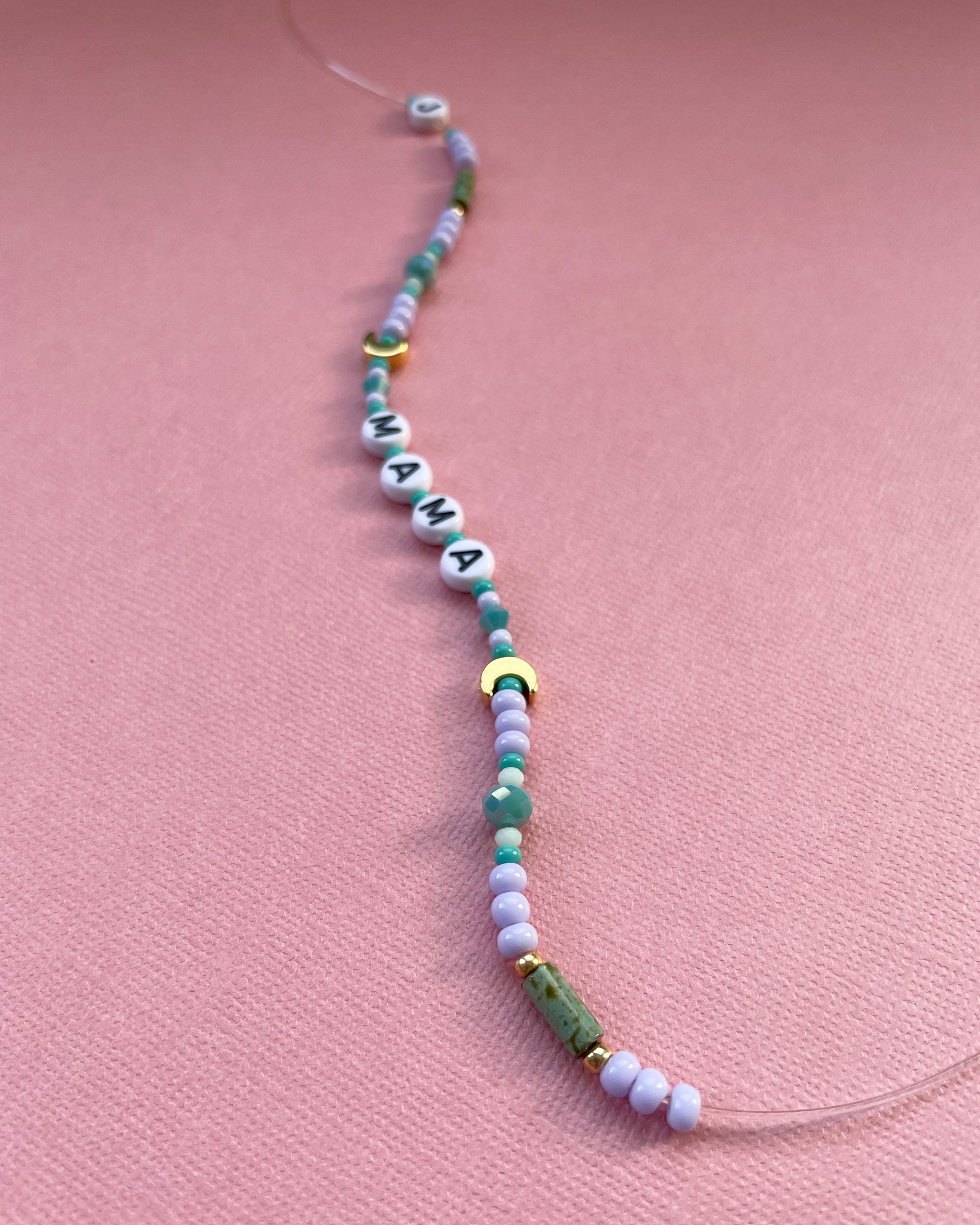 Beaded Bracelet: Mama Moon