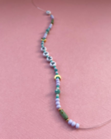 Beaded Bracelet: Mama Moon