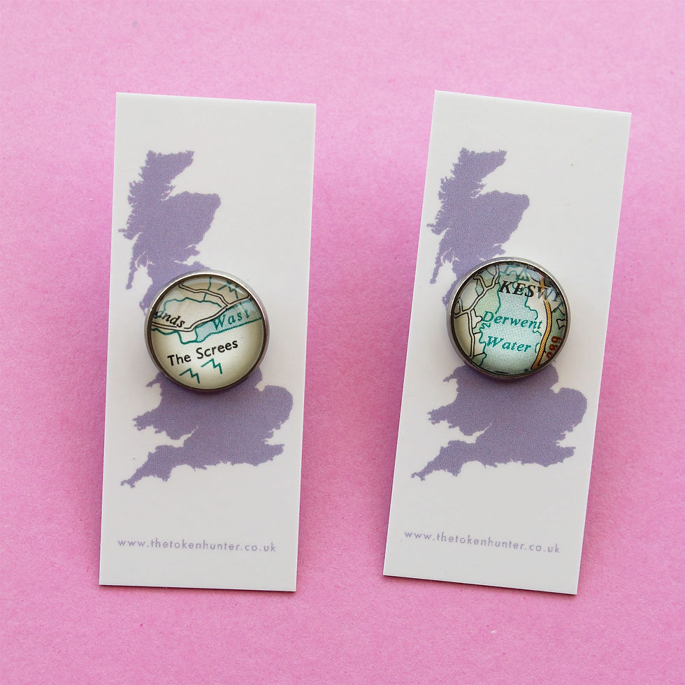 Thumbnail: Personalised Travel Map: Buttonhole Pin