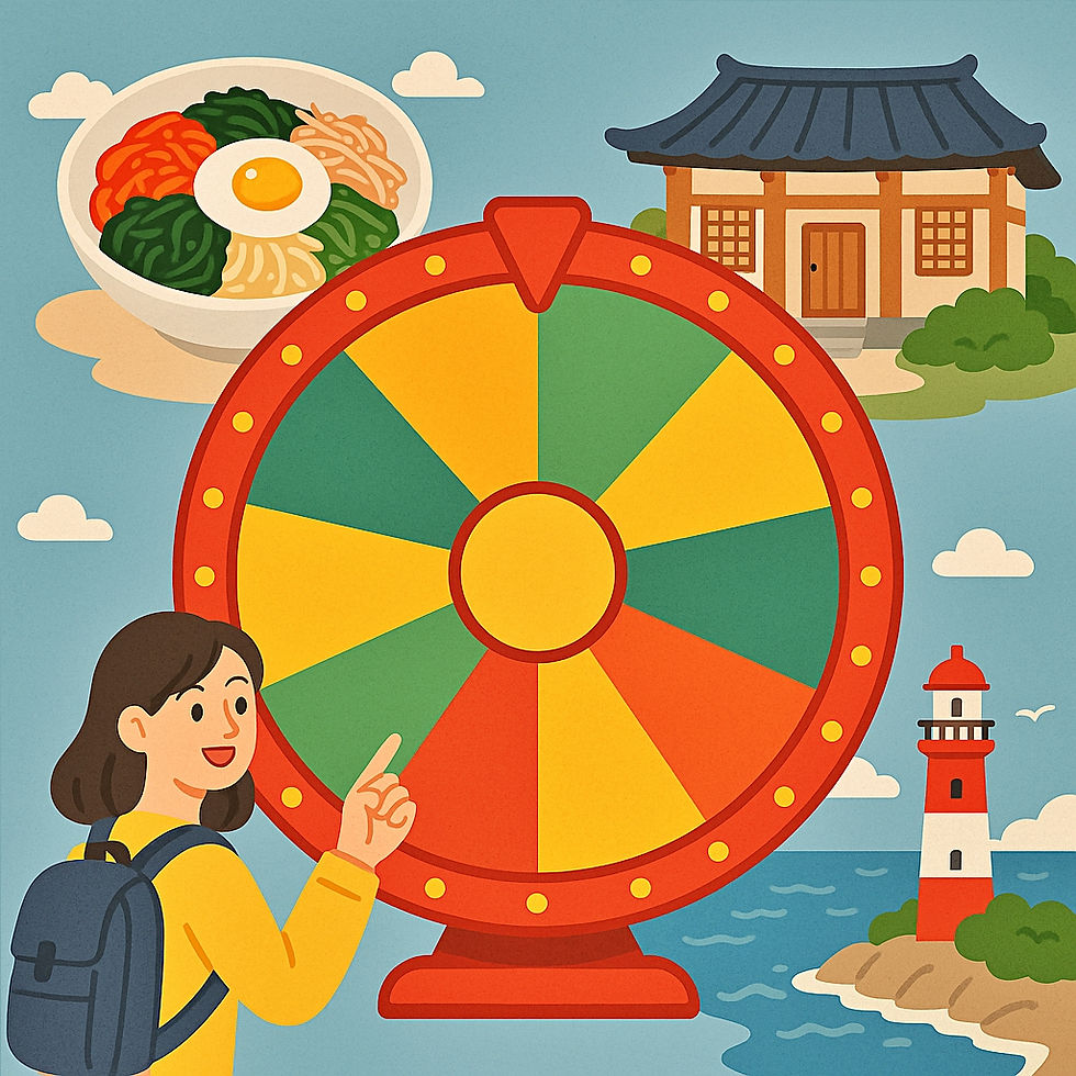 강릉한달살기 정보공유 홈페이지 룰렛게임 1