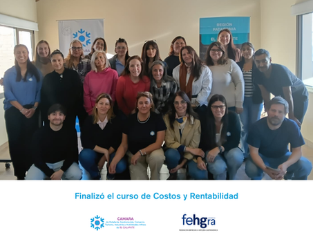 Finalizó el curso de Costos y Rentabilidad para emprendedores y PyMEs de El Calafate