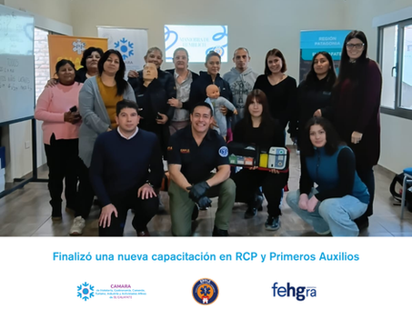 Finalizaron las capacitaciones en RCP, DEA y Primeros Auxilios
