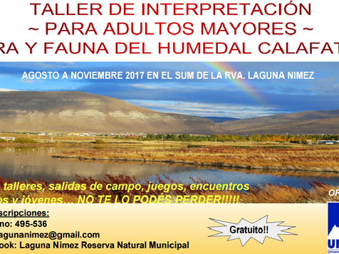 Nuevo taller organizado por Laguna Nimez - UNPA y el PAMI.