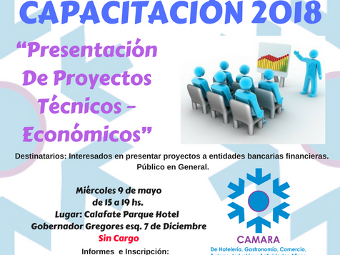 Hoy 15 hs. Charla sobre Presentación De Proyectos Técnicos - Económicos