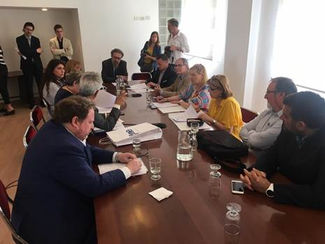 Representantes de CAME se reunieron con senadores patagónicos