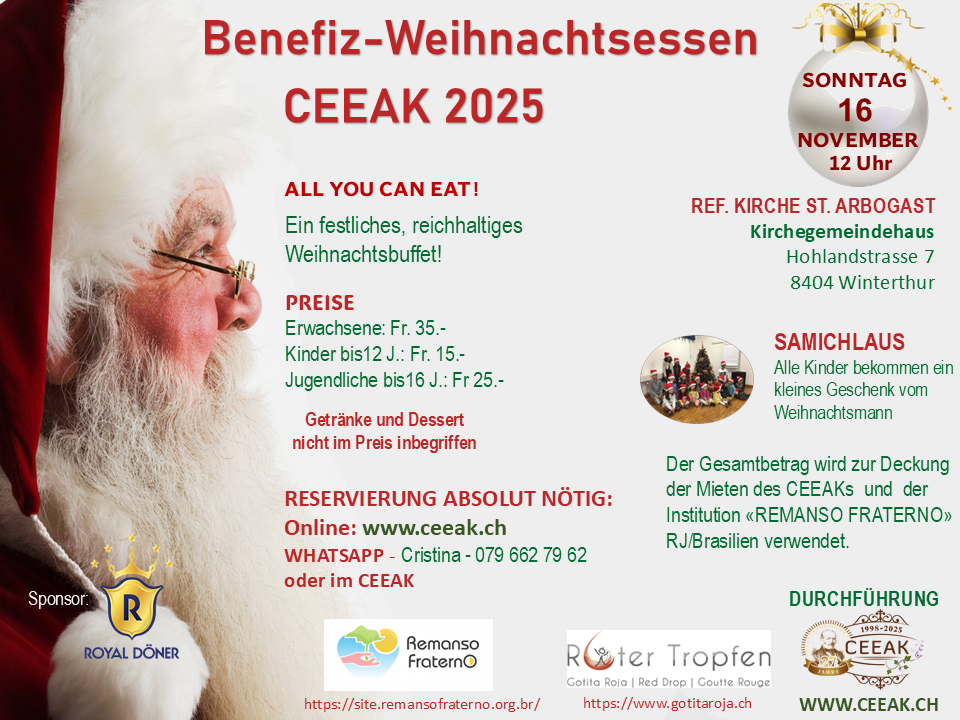 Benefiz-Weihnachtsessen - CEEAK 2025
