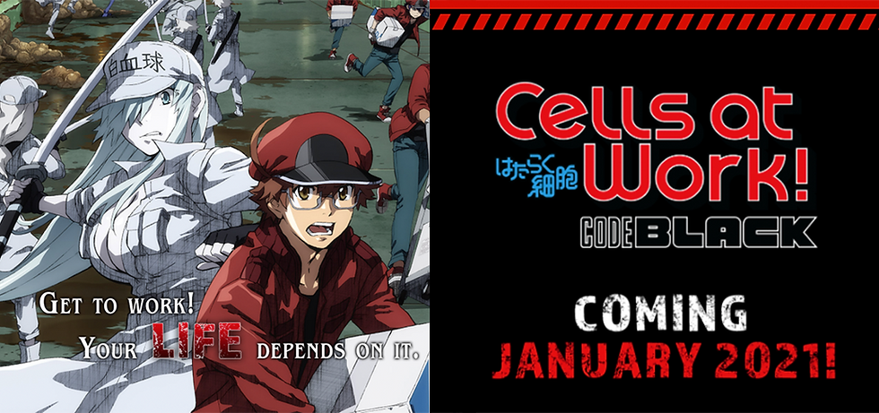 Cells At Work! Code Black Trailer. Anime series coming in January 202.
