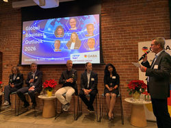 Moderating an amazing panel of experts at the GABA Global Business Outlook GBO