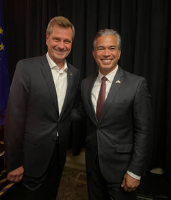 Meeting Rob Bonta, California Attorney General (German Unity Day)