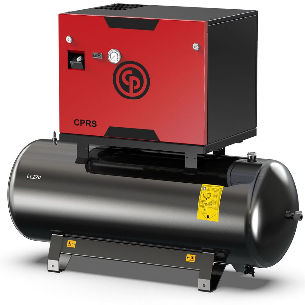 Compressore a pistoni silenziato 7Hp / 5.5 Kw su serbatoio 500Lt