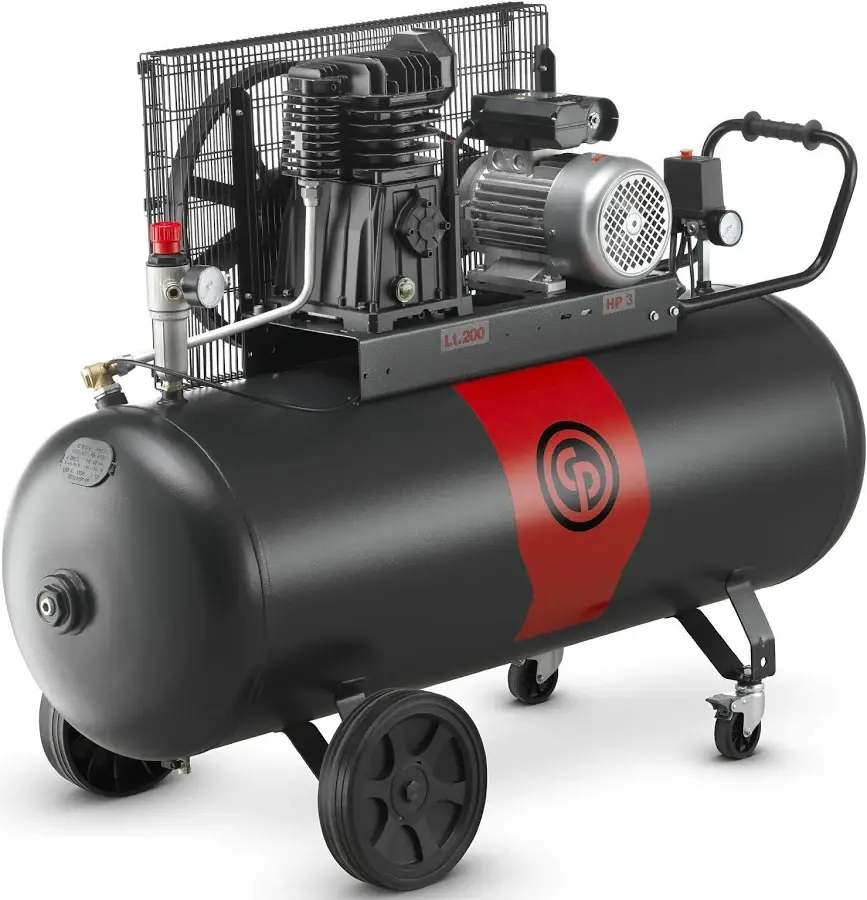 Compressore 200Lt a pistoni a cinghia 10 bar