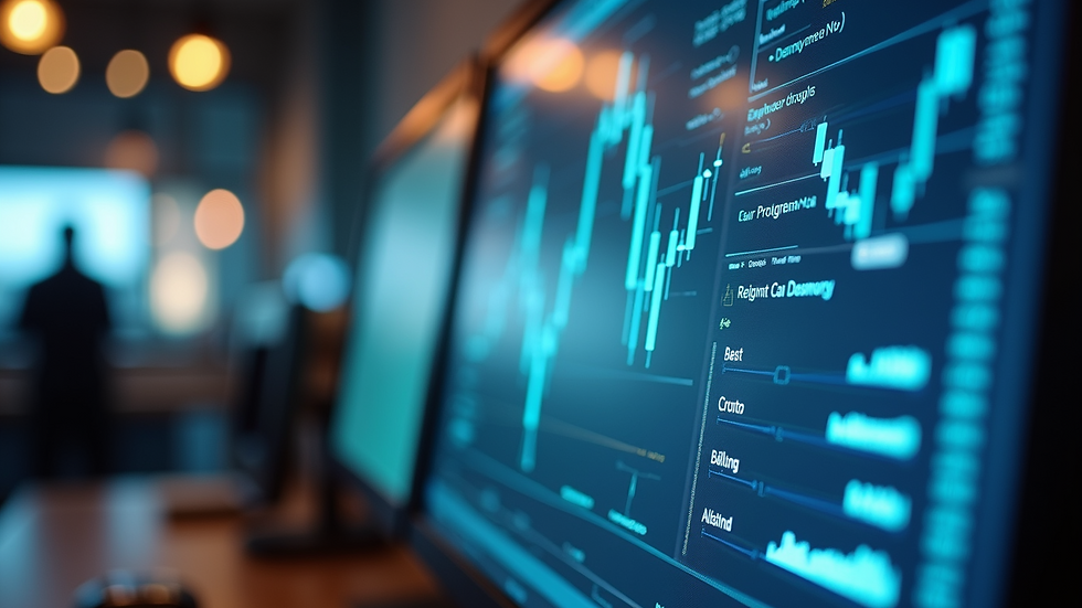 Close-up view of a computer screen showing a digital design prototype