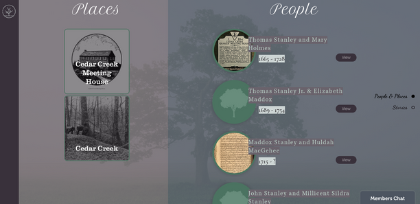 Genealogy Web App